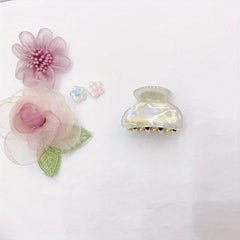 Mini Colorful Hair Claw for Women