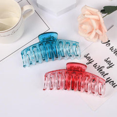 6 Large Ombr Hair Clips Set