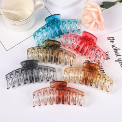 6 Large Ombr Hair Clips Set