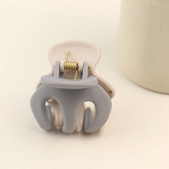Matte Mini Hair Claw Solid Style Pumpkin Hair Clip Ponytail Holder