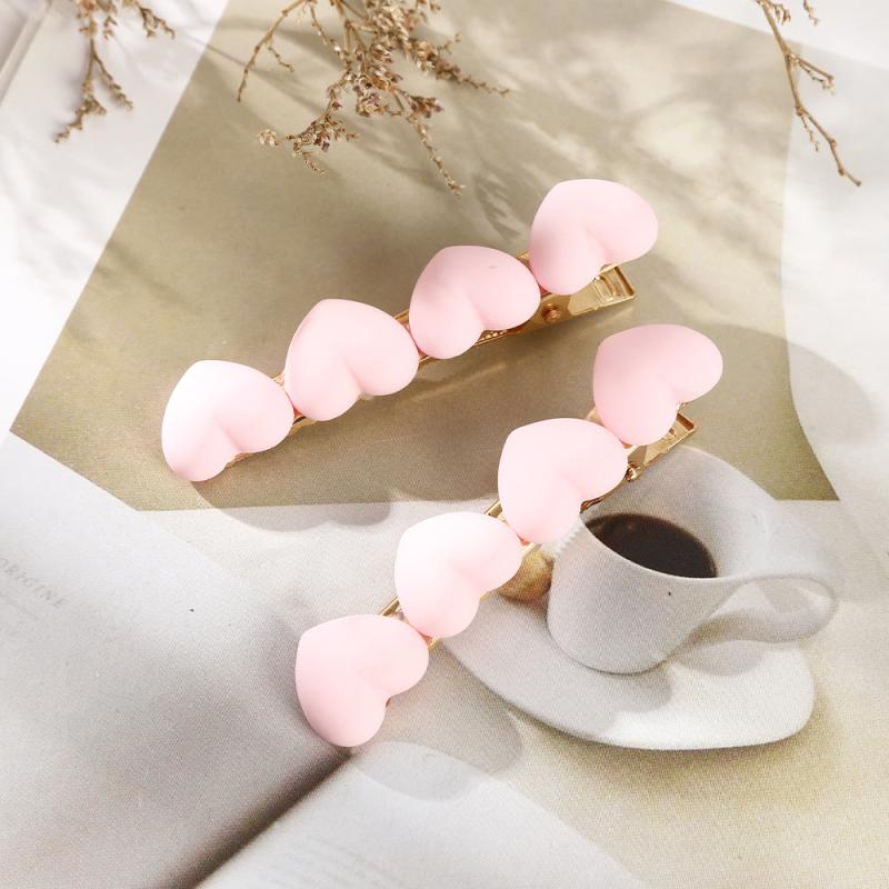 Heart Hair Clips Barrette Clips Mini Hair Clips Women's Hair Accessories