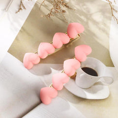 Heart Hair Clips Barrette Clips Mini Hair Clips Women's Hair Accessories