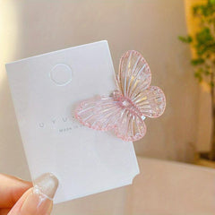 Glitter Butterfly Hair Clips Colorful Barrettes Wedding Hair Accessories