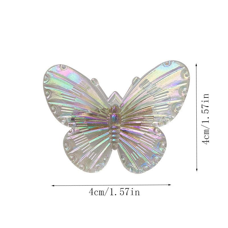 Glitter Butterfly Hair Clips Colorful Barrettes Wedding Hair Accessories