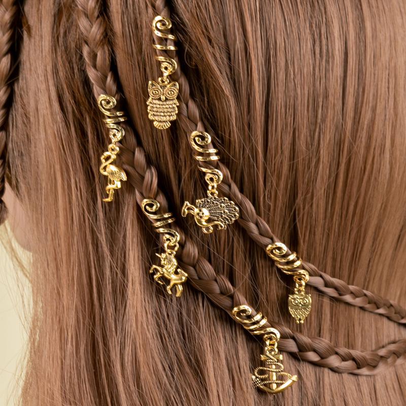 Viking-Inspired Bronze Decor Ring Set