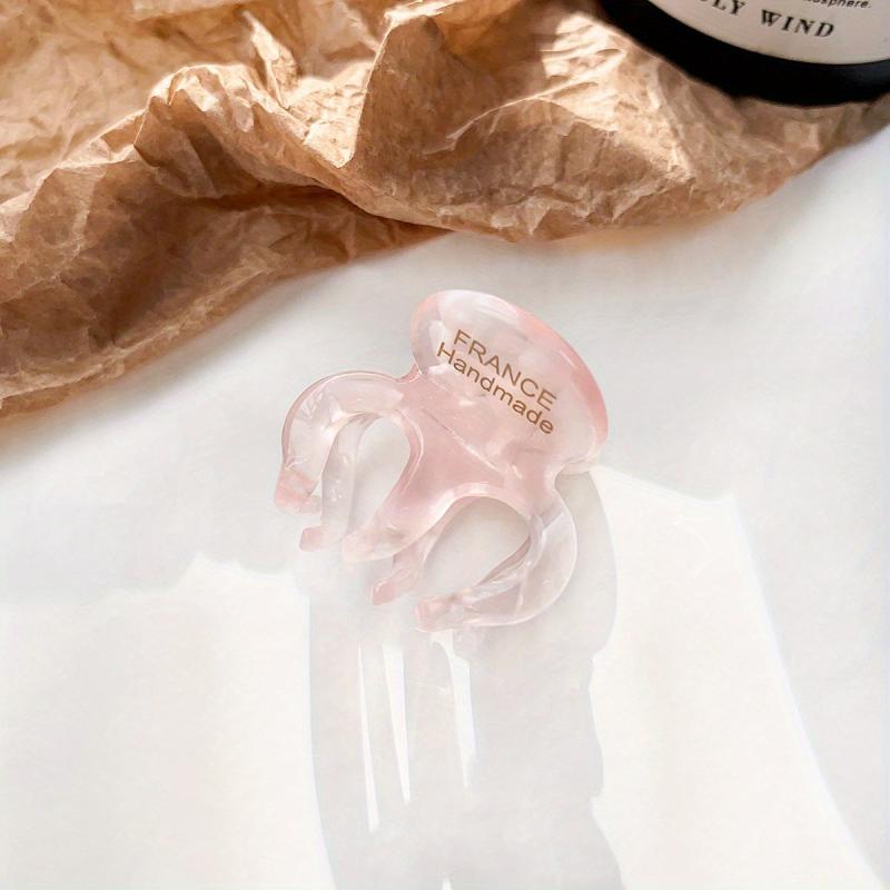 Acetate Mini Pumpkin Hair Claw Ponytail Holder Hair Accessories