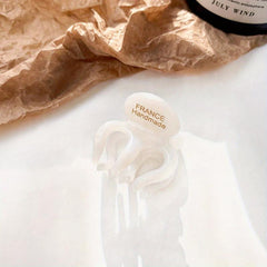 Acetate Mini Pumpkin Hair Claw Ponytail Holder Hair Accessories