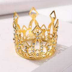 Mini Crown Rhinestone Head Jewelry for Party and Wedding