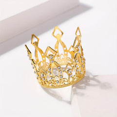Mini Crown Rhinestone Head Jewelry for Party and Wedding