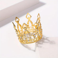 Mini Crown Rhinestone Head Jewelry for Party and Wedding