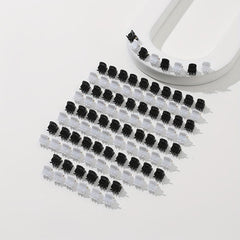 100pcs Mini Hair Claw Clip Solid Style Shark Claw For Side Hair
