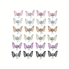 Y2K Mini Hair Claw Glitter Sequin Hair Claw Clip for Side Hair Sweet Hair Claw