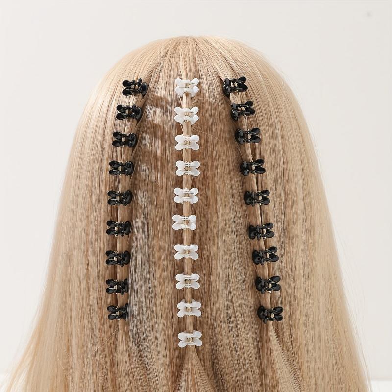 100pcs Mini Rabbit Head Hair Claw Hair Clip Accessories