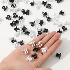 100pcs Mini Rabbit Head Hair Claw Hair Clip Accessories