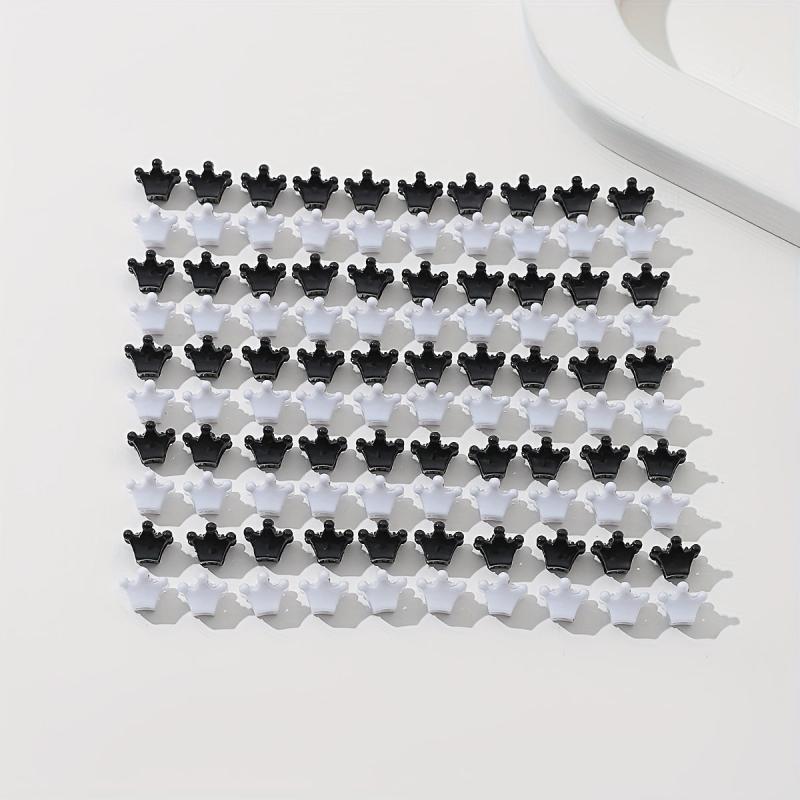 100pcs Mini Crown Shape Hair Claw Braid Hair Clip Hair Accessories