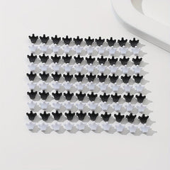 100pcs Mini Crown Shape Hair Claw Braid Hair Clip Hair Accessories