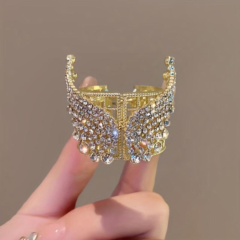 Rhinestone Shark Claw Hair Clip Hair Accessories