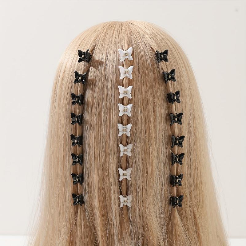 100pcs Mini Butterfly Shaped Hair Claw for Women Girls Baby Toddlers