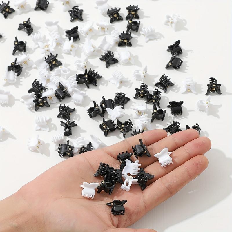 100pcs Mini Butterfly Shaped Hair Claw for Women Girls Baby Toddlers