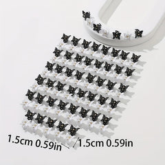 100pcs Mini Butterfly Shaped Hair Claw for Women Girls Baby Toddlers