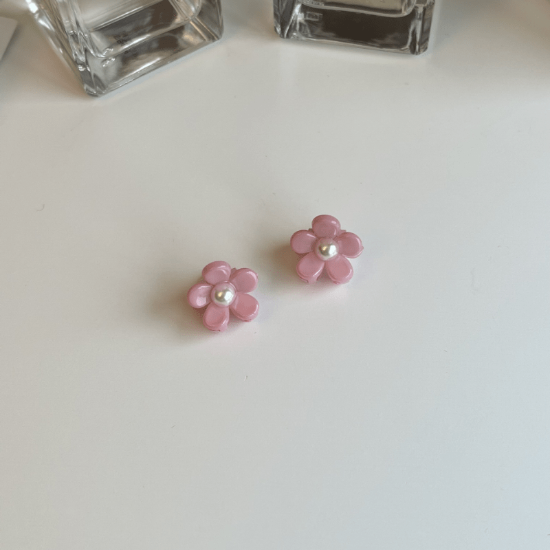 Mini Flower Rhinestone Hair Claw Shark Claw Braid Hair Clip