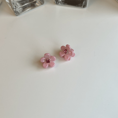 Mini Flower Rhinestone Hair Claw Shark Claw Braid Hair Clip