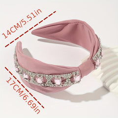 Baroque Rhinestone Headband Crystal Head Hoop Hair Accessories