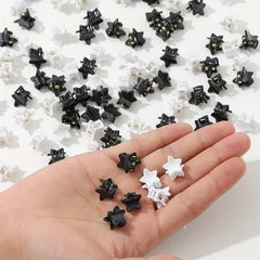 100pcs Mini Star Shaped Hair Claw for Women Girls Hair Clip