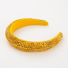 Rhinestone Crystal Head Hoop Wide Brimmed Headband Women