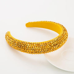 Rhinestone Crystal Head Hoop Wide Brimmed Headband Women