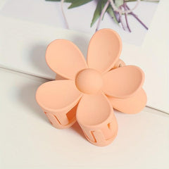 8pcs Hair Claw Flower Shark Claw Mini Hair Clip Ponytail Holder Hair Accessories