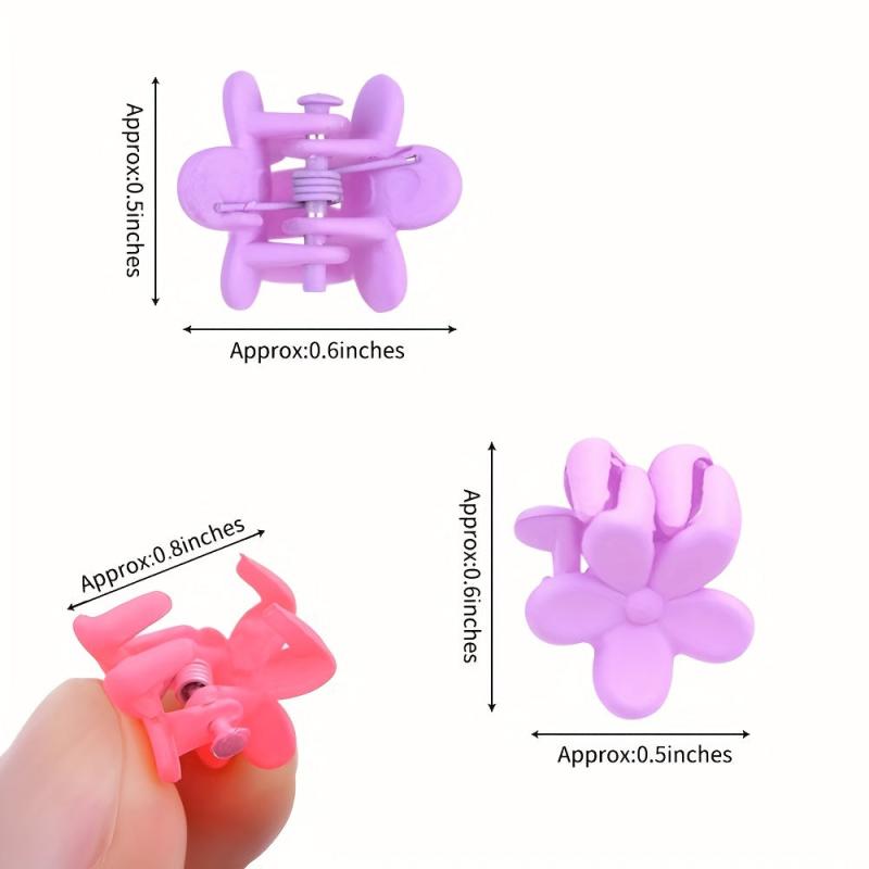 50pcs Flower Hair Claw Non Slip Hair Accessory