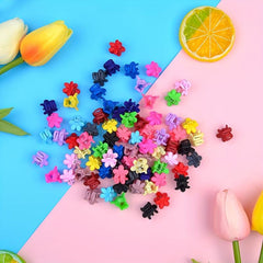 50pcs Flower Hair Claw Non Slip Hair Accessory