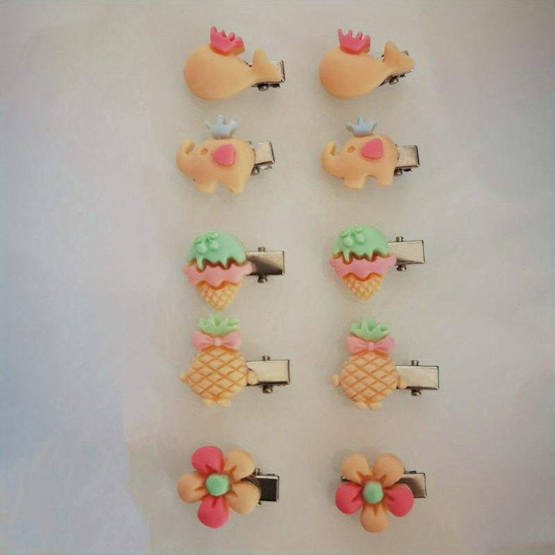 Mini Duck Billed Clip Cartoon Fruit Animal Hair Clip Sweet Hair Clip