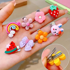 Mini Duck Billed Clip Cartoon Fruit Animal Hair Clip Sweet Hair Clip