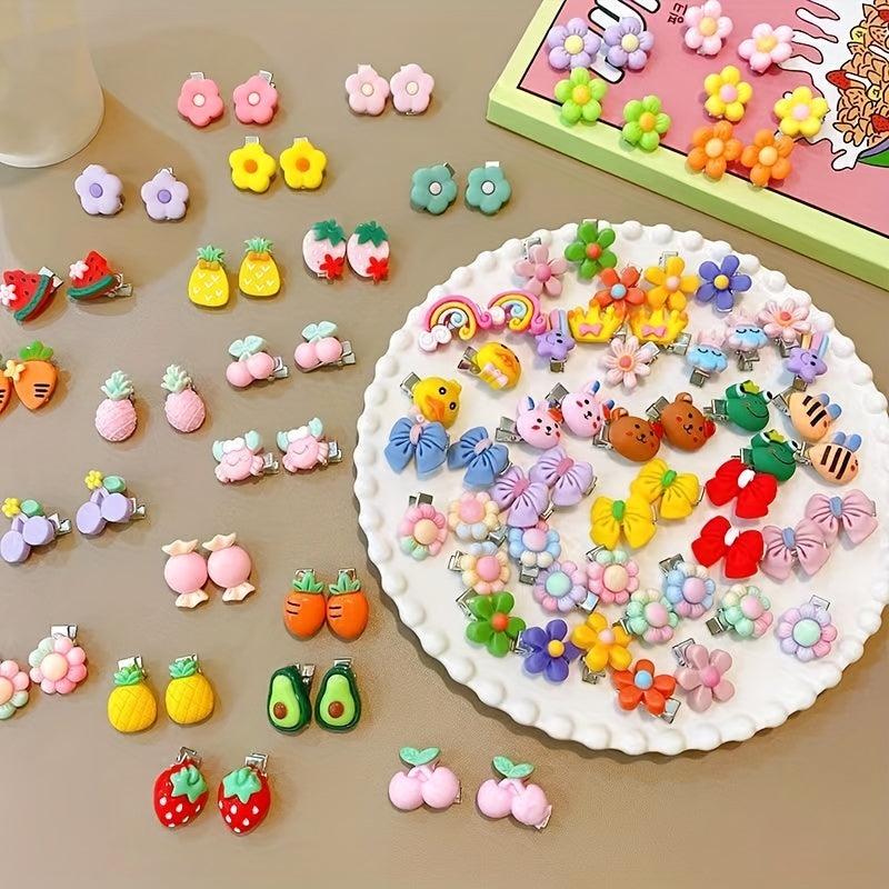 Mini Duck Billed Clip Cartoon Fruit Animal Hair Clip Sweet Hair Clip