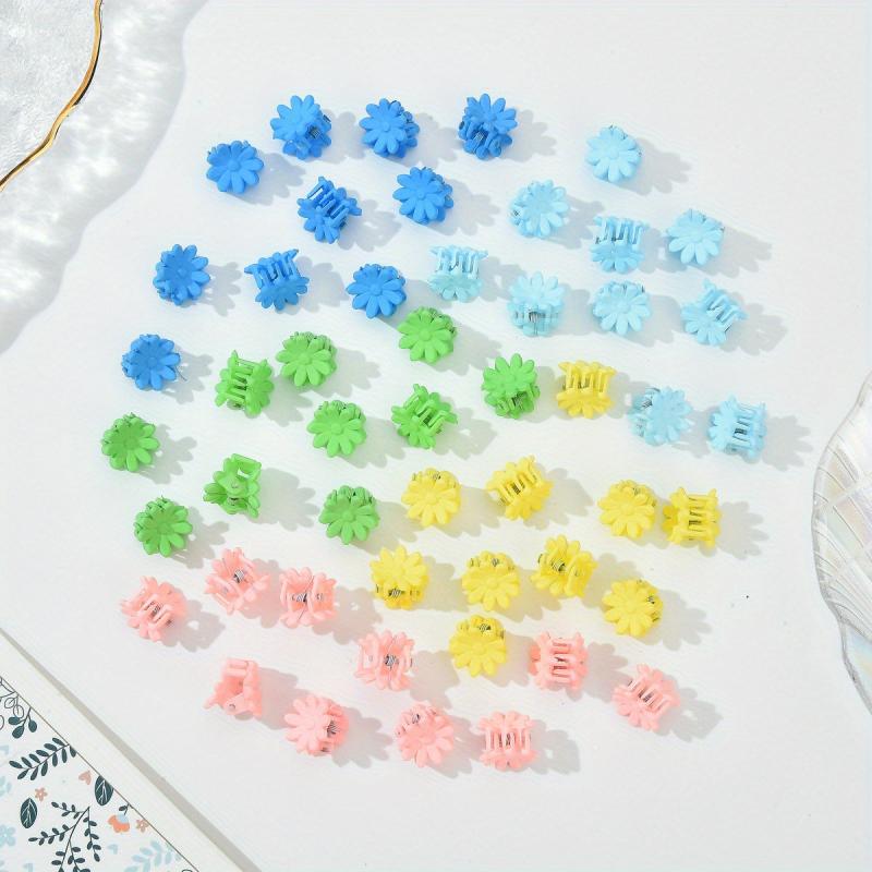 50pcs Mini Hair Claw Clip for Women Girls Baby Sweet Hair Claw