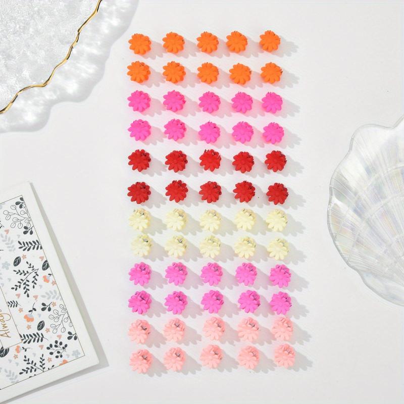 50pcs Mini Hair Claw Clip for Women Girls Baby Sweet Hair Claw
