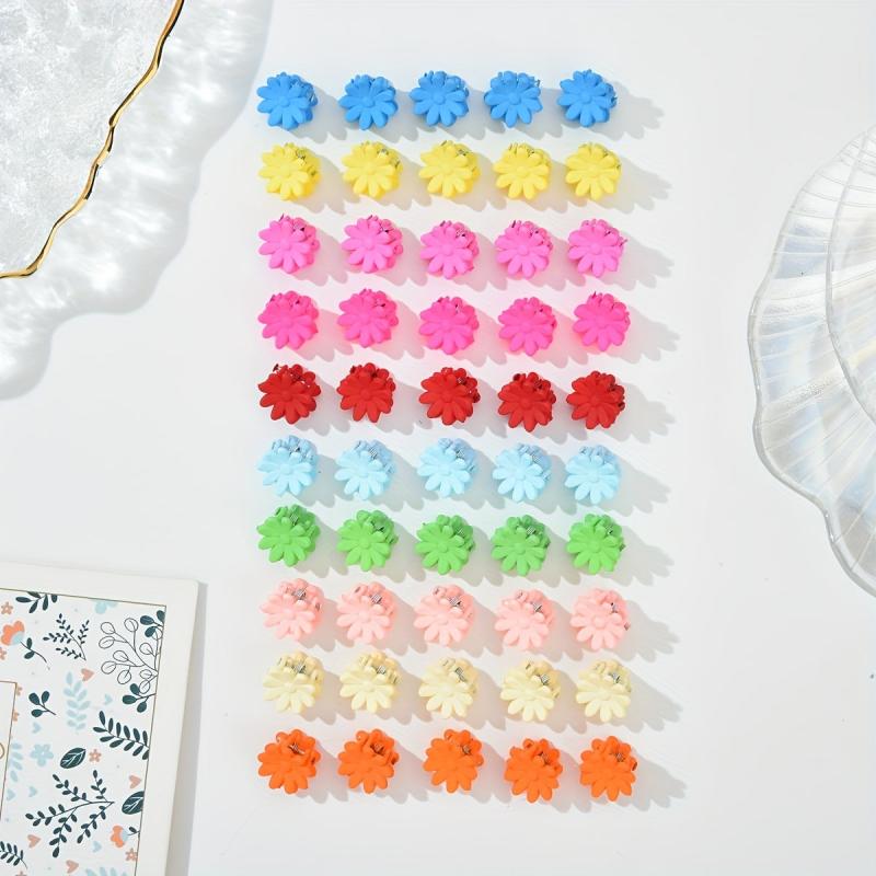 50pcs Mini Hair Claw Clip for Women Girls Baby Sweet Hair Claw