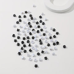 100pcs Mini Star Shape Hair Claw Braid Hair Clip Hair Accessories