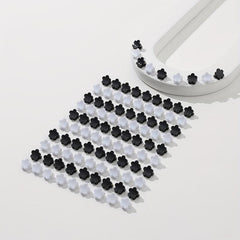 100pcs Mini Star Shape Hair Claw Braid Hair Clip Hair Accessories