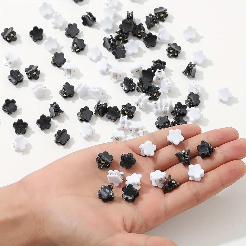 100pcs Mini Star Shape Hair Claw Braid Hair Clip Hair Accessories