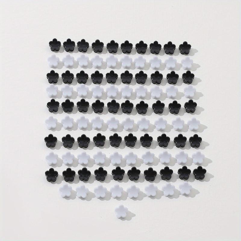 100pcs Mini Star Shape Hair Claw Braid Hair Clip Hair Accessories