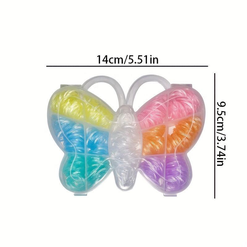 1000pcs 7 Hair Tie Mini Hair Band For Girls Children Y2k Hair Styling Disposable