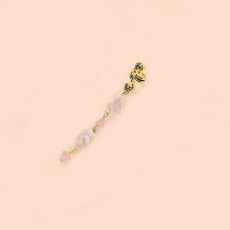 Viking Spiral Hair Pin Tassel Hair Clip Dreadlock Braids Accessorie