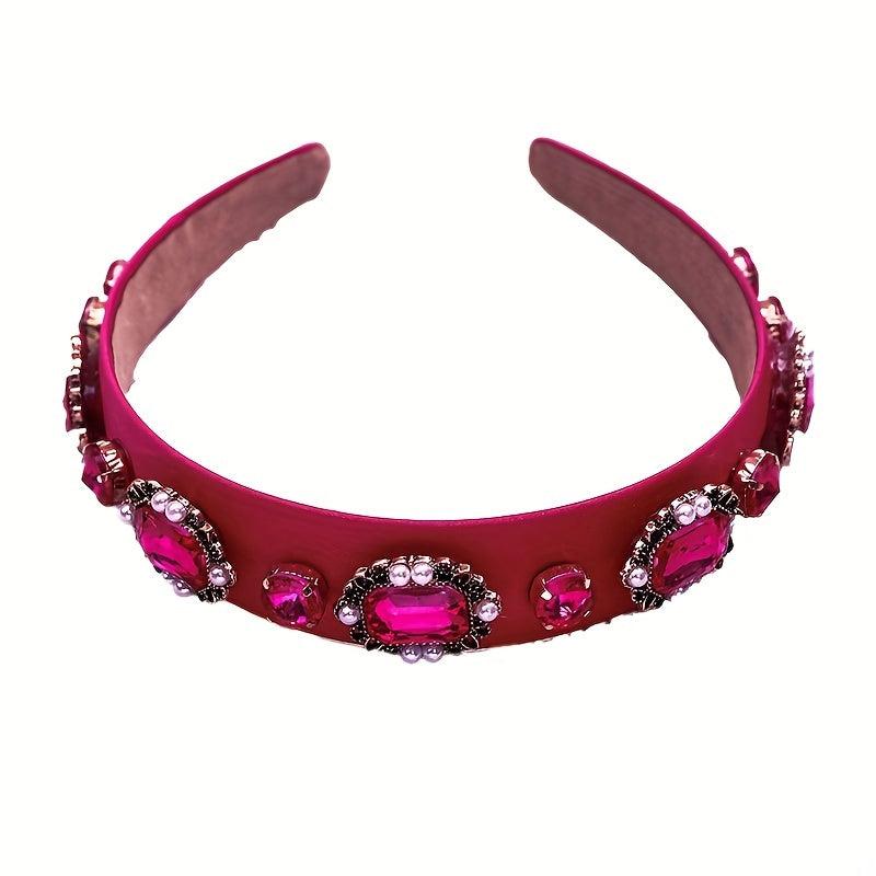 Faux Pearl Crystal Head Band Hair Accessories Head Jewelry