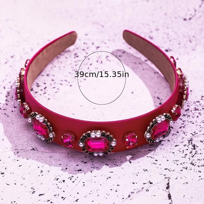 Faux Pearl Crystal Head Band Hair Accessories Head Jewelry