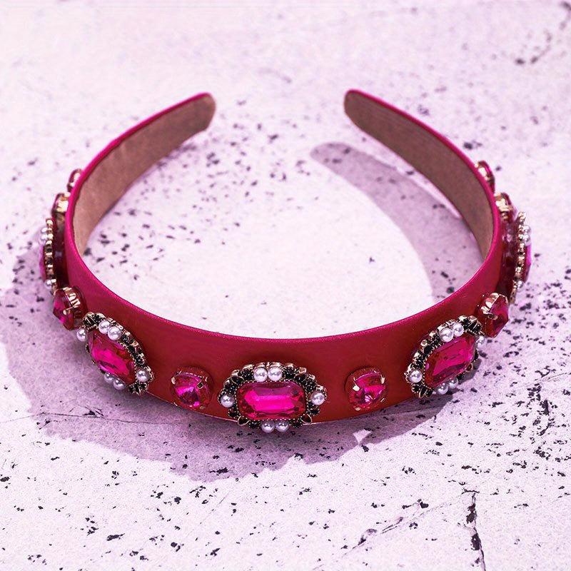 Faux Pearl Crystal Head Band Hair Accessories Head Jewelry