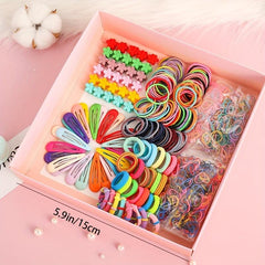 Y2K Hair Accessories Set Colorful Snap Clip Sweet Mini Claw Clip
