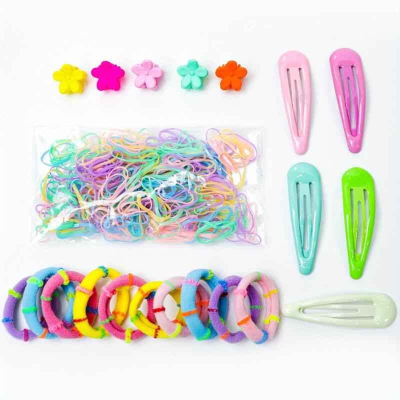 Y2K Hair Accessories Set Colorful Snap Clip Sweet Mini Claw Clip